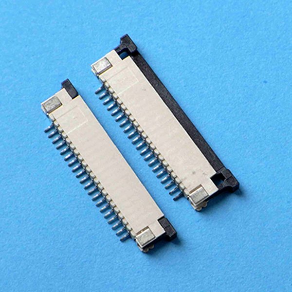 Use of FPC flat electronic connectors